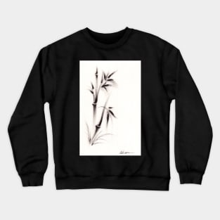 My Happy Place - Sumie bamboo ink Brush pen painting Crewneck Sweatshirt